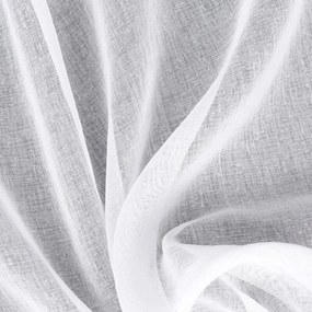 Dekorstudio Záclona ELPIDIA s riasiacou páskou 350 x 150 cm – biela