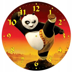 Detské nástenné hodiny Panda