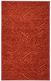Alfa Carpets, Kusový koberec Ethno terra, 80x150, oranžová, obývacia izba