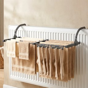 VILDE Sušiak na radiátor s nastaviteľnou šírkou VILDE, 45-83 x 35 x 18,5 cm