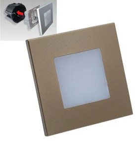 STEP LIGHT LED 1W,60lm,4000K,GOLD