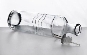 Sklenená fľaša na olivový olej Basic 500 ml