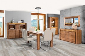 Jídelní rozkládací stůl Velvet II 40 160/250 cm z masivu dub Rustikal