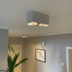 Dizajnové bodové svetlo biele obdĺžnikové 2-svetlo - Box