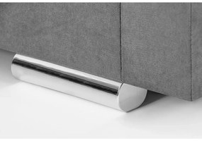 Rozkládací rohová sedací souprava FELIX Světle Šedá