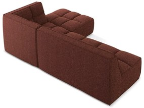 Vínovočervená modulárna rohová pohovka (variabilná) Kalai – Makamii