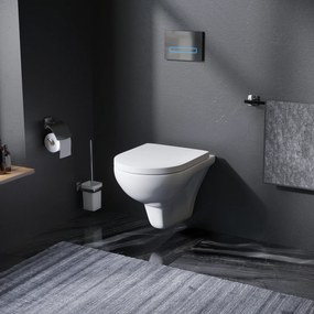 Závesné WC AM.PM Hit CTA1700SC bezokrajové, so sedadlom Microlift, biele