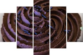 Obraz - Čokoládový Cupcake (150x105 cm)