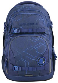 Školský batoh coocazoo PORTER, Blue Motion, certifikát AGR