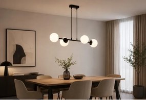 Brilagi - Luster na lanku MILO 4xE27/60W/230V čierna