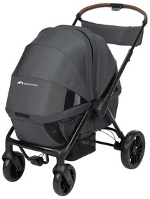 Kočík pre dve deti Helios Mineral Graphite
