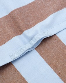 House Doctor Bavlnená utierka Light Blue / Brown – set 3 ks