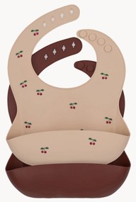 Súprava silikónových podbradníkov Bib,, 2 ks