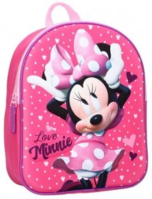 Vadobag - Detský / dievčenský 3D batoh Minnie Mouse - Disney / 32 x 26 x 11 cm