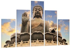Manufakturer -  Päťdielny obraz Veľký Budha