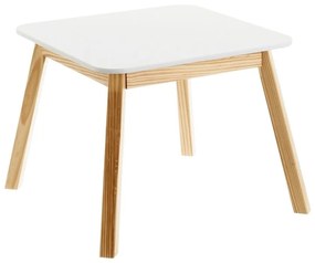 Detský stolík s bielou doskou 55x55 cm – Casa Selección