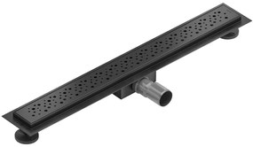 Odtokový sprchovací žľab BUBBLE BLACK - čierny