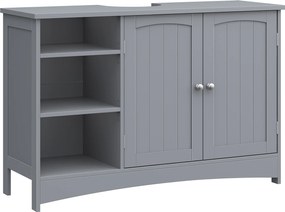 Skříňka pod umyvadlo Vasagle Mollie 90 cm šedá