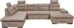 XXXLutz SEDACIA SÚPRAVA, textil, taupe Livetastic - Sedačky - 002220057610