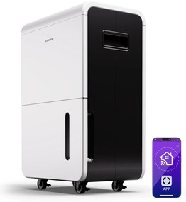 Klarstein DryFy Grand Smart 70, odvlhčovač, WiFi, kompresný, 70l/24h, 60-90 m²