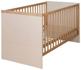Béžová/v prírodnej farbe postieľka s nastaviteľnou výškou 70x140 cm Jil – Roba