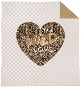 DETEXPOL Prehoz na posteľ Wild Love  Polyester, 170/210 cm