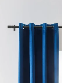 Kráľovsky modrý zatemňovací záves VELVET 140x270 cm Zavesenie: Riasiaca páska