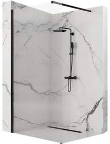 Sprchová stena Walk-in Aero Intimo Rea K4121 100x200 black