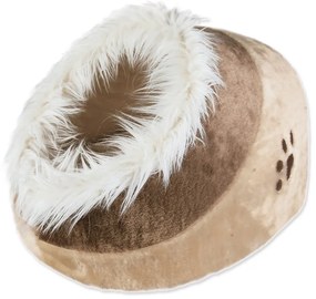 Béžový plyšový pelech pre mačku 35x26 cm Trixie Minou – Plaček Pet Products