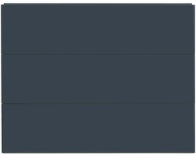 Predajný regál jednostranný, plné steny, 2200 x 1000 x 450 mm, prídavný, antracit