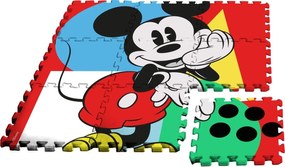 Podlahové penové puzzle Mickey + taška