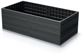 Prosperplast Vyvýšený záhon 149,2x75,6x25cm Base woody antracit