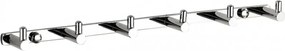 Mexen háčik na uterák so šiestimi držiakmi, chróm - 709166-00