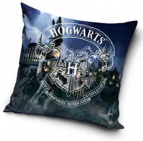 CARBOTEX - Dekoračný vankúš Harry Potter - Rokfortská škola Erb / 40 x 40 cm