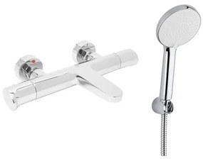 Vaňová batéria SAT Dark s vaňovým setom 150 mm chróm SATBSDA222CRSET1, 1 ks