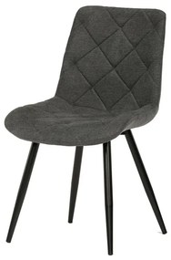 Autronic BONTEC Jedálenská stolička, hnedá, látka, CT-382 BR2 Farba: Šedá