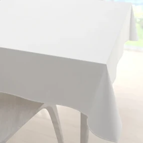 Biante Teflónový štvorcový obrus TF-004 Biely 130x130 cm