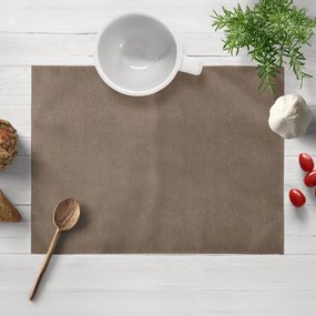 Biante Zamatové prestieranie na stôl Velvet Prémium SVP-005 Svetlo hnedé 30x40 cm