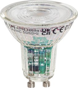 Sada 5 inteligentných LED žiaroviek GU10 50 mm číra 4,7 W 345 lm 2200 – 4000 K