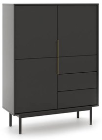 Vysoká komoda Viva 104 cm černá
