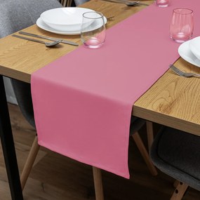 Biante Dekoračný behúň na stôl Rongo RG-027 Ružový 20x120 cm