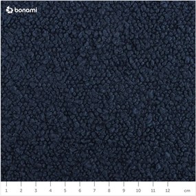 Tmavomodrá rohová pohovka z textílie bouclé (variabilná/do L) Molino – Micadoni Home