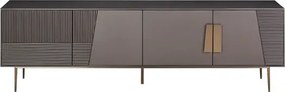 TV stolík Stilig ST101B 200 cm grafit/zlatý
