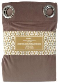Záves na prechodkách Velvet 135x250 ružová Merkury Home