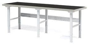 Dielenský stôl s ochrannou rohožou ROBUST, 2500x800 mm