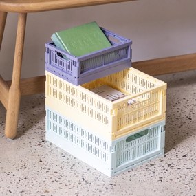 Made Crate Skladacia prepravka Lemon Cream – midi