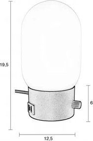 ZUIVER URBAN CHARGER stolová lampa Mosadz