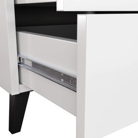 Komoda MOBI K-05 bílá/černá