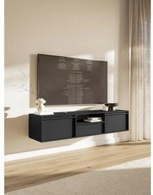 TV skrinka/stolík Evane E4  (čierna). Vlastná spoľahlivá doprava až k Vám domov. 1100193