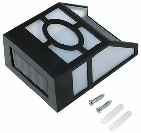 Vonkajšia čierna solárna lampa, 4 ks